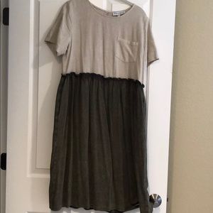 Piper and Scoot color block dress